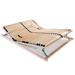 Estrado de ripas com 28 ripas 7 zonas 140x200 cm
