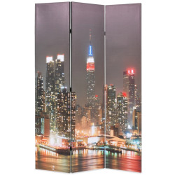 Biombo dobrável nova iorque de noite 120x170 cm
