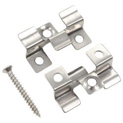 Clipes de pavimento 100 pcs c/ 200 parafusos de aço inoxidável