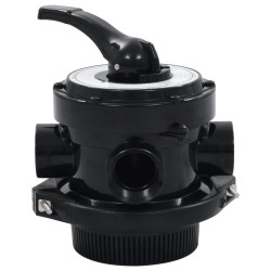Válvula multiportas para filtro de areia ABS 38 mm 4-vias
