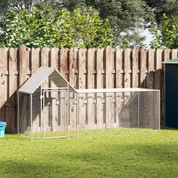 Galinheiro 3x1x1,5 m aço galvanizado