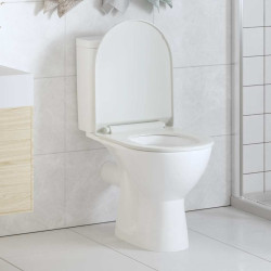 Tampo de sanita fecho suave com design remoção rápida branco