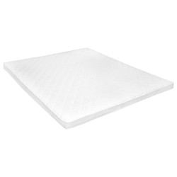 Sobrecolchão 160x200 cm perfil estilo ovo em espuma fria 6 cm