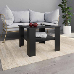 Mesa de centro 60x60x42 cm derivados de madeira preto