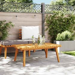 Mesa de centro p/ jardim 90x55x35 cm madeira de acácia maciça