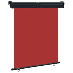 Toldo lateral para varanda 145x250 cm vermelho