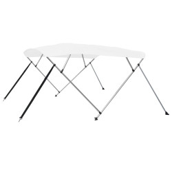 Toldo em 4 arcos bimini 243x180x137 cm branco