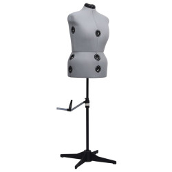 Manequim feminino ajustável tamanho l 44-50 cinzento
