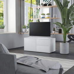 Móvel de TV 80x34x36 cm derivados de madeira branco