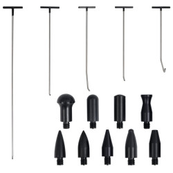 Conjunto reparação de mossas s/ repintura 5 pcs aço inoxidável