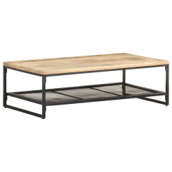 Mesa de centro 110x60x35 cm madeira de mangueira maciça