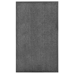 Tapete de porta lavável 90x150 cm antracite