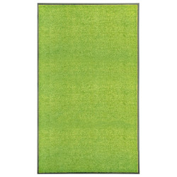 Tapete de porta lavável 90x150 cm verde