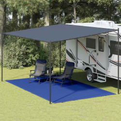 Tapete de campismo para tenda pead 300x500 cm azul