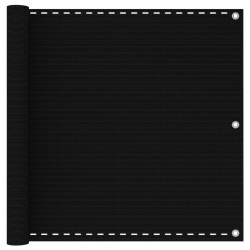 Tela de varanda 90x500 cm pead preto