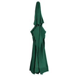 Tecido de substituição p/ guarda-sol de exterior 610 cm verde