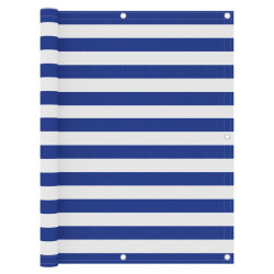 Tela de varanda 120x600 cm tecido oxford branco e azul