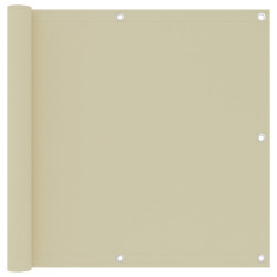 Tela de varanda 90x500 cm tecido oxford creme