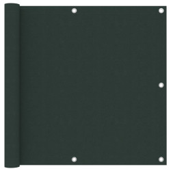 Tela de varanda 90x600 cm tecido oxford verde-escuro