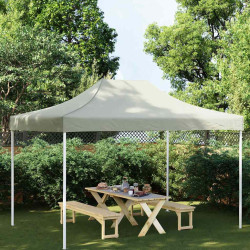 Teto para tenda de festas 4x3 m 270 g/m² cor creme