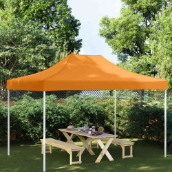 Teto para tenda de festas 4,5x3 m 270 g/m² laranja