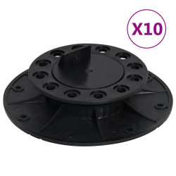 Pés ajustáveis para pavimento 10 pcs 25-40 mm