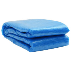 Cobertura retangular para piscina 500x300 cm PE azul