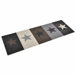 Tapete de cozinha lavável com design estrelas 60x180 cm