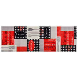 Tapete de cozinha lavável com design cuisine 60x300 cm