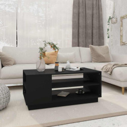 Mesa de centro 102x55x43 cm aglomerado preto