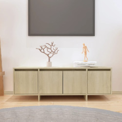 Móvel p/ TV 120x30x40,5 cm derivados de madeira carvalho sonoma