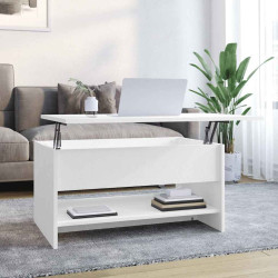 Mesa de centro 80x50x40 cm derivados de madeira branco