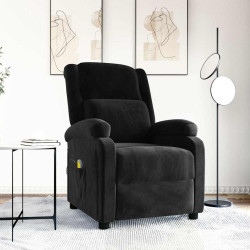 Poltrona de massagens veludo preto