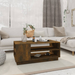 Mesa de centro 102x55x43 cm derivados madeira carvalho fumado