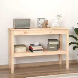 Mesa consola 110x40x75 cm madeira de pinho maciça