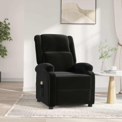 Poltrona de massagens elétrica veludo preto