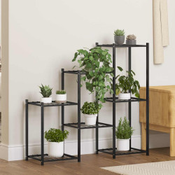 Suporte de vasos 83 x 25 x 80 cm ferro preto