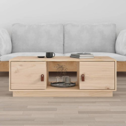 Mesa de centro 100x50x35 cm pinho maciço