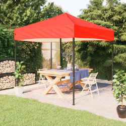 Tenda para festas dobrável 3x3 m vermelho