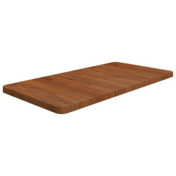 Bancada p/ wc 80x40x2,5 cm madeira tratada castanho-escuro