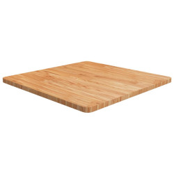 Tampo mesa quadrado 70x70x2,5cm carvalho tratado castanho-claro