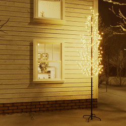 Cerejeira com 368 luzes leds 300 cm branco quente