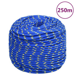 Corda de barco 8 mm 250 m polipropileno azul