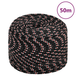 Corda de barco 8 mm 50 m polipropileno preto