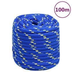 Corda de barco 18 mm 100 m polipropileno azul