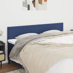 Cabeceiras azul 160x5x78/88 cm tecido