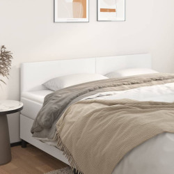 Cabeceiras branco 180x5x78/88 cm couro artificial