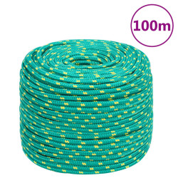 Corda de barco 8 mm 100 m polipropileno verde