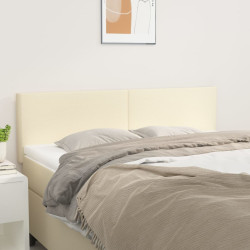 Cabeceiras creme 144x5x78/88 cm couro artificial