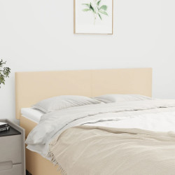 Cabeceiras creme 144x5x78/88 cm tecido